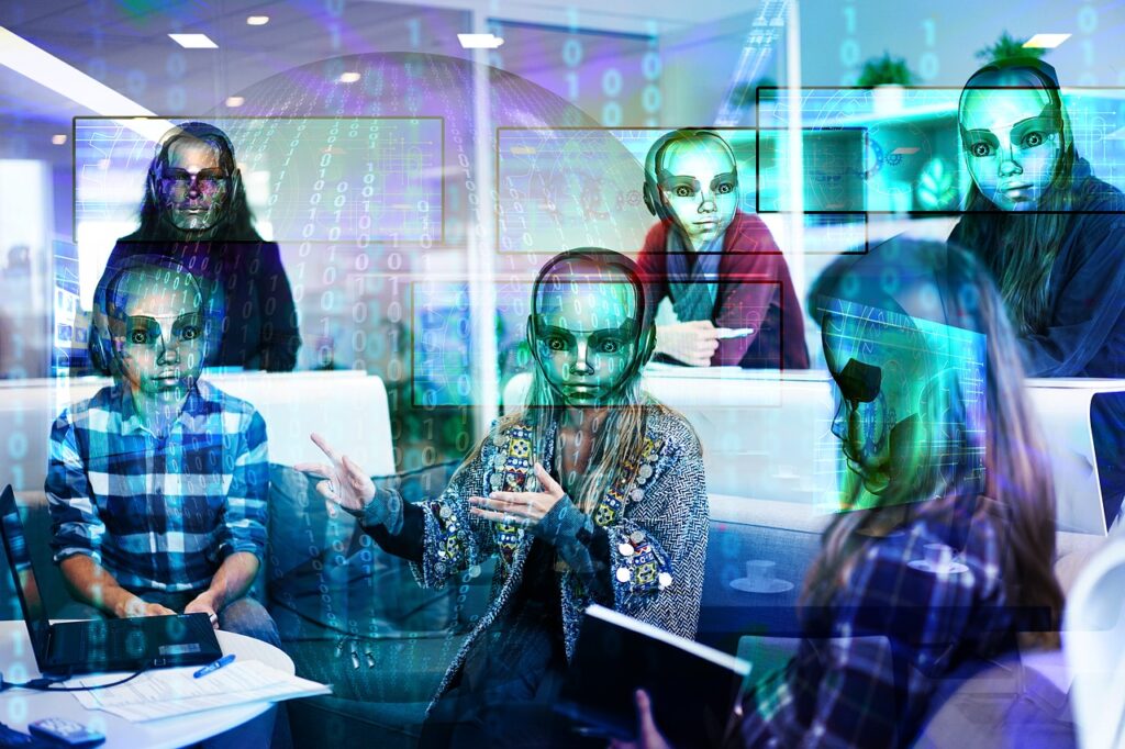 workplace, digitization, robot